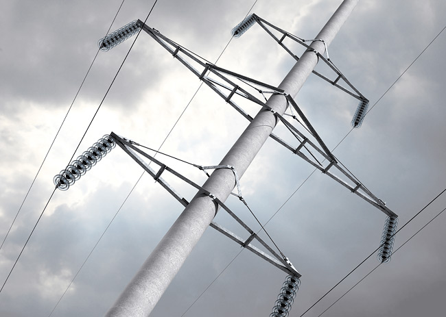 Столбы бетонные для линий электропередачи